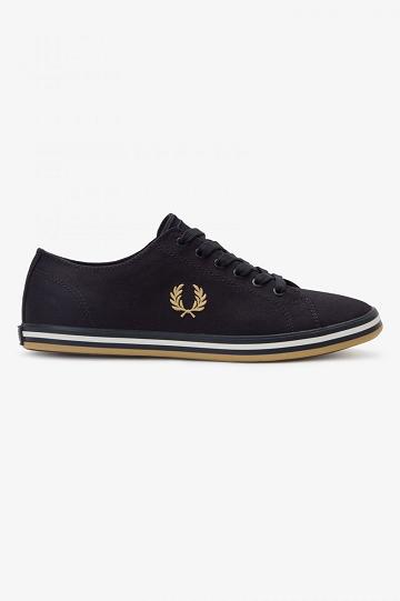 Fred Perry Kingston Miesten Kengät Laivastonsininen | FI 1906TCEV